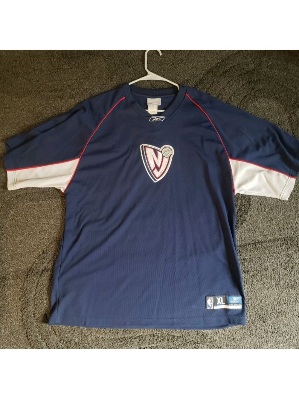 NBA New Jersey Nets Shooting/Warm-up Jersey 2002-2004 Size XL